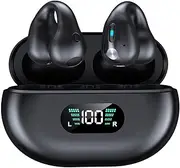 Wirel Ear Clip Bone Conduction Headset 5.3 Sports Headset Wirel Headset for Cycling, Sports, Running, Driving and More