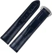[EKSIL] Luxury Watch Band For Omega Strap Seamaster Genuine Leather Bracelet Deployment Buckle Tool Replacement Watch Accessories Parts