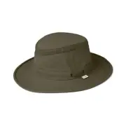Tilley Womens Ltm5 Airflo Medium Brim Recycled Sun Hat, Olive, 7 1/2 US