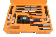 3" Boring head R8 Shank + 14pcs C6 Carbide Tipped 3/4" Boring Bar Set R]
