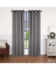 Superior 52x120 Modern Geometric Waves Blackout 2pc Curtain Panel Set