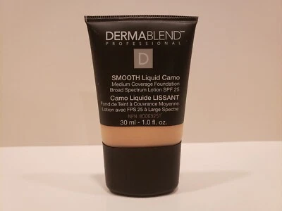 Dermablend ~ Smooth Liquid Camo Medium Coverage Foundation w/SPF25~Linen 0C~1oz