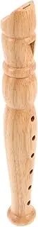 Kisangel Boys and Girls 6-hole Wooden Recorder Beginner Flute Wooden Flutes for Boys and Girls Music Instrument Toy