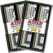A-Tech 128GB 4x 32GB 4Rx4 PC3-8500R DDR3 1.35V ECC RDIMM REG Server Memory RAM
