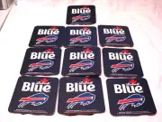 (12) LABATT BLUE. "DRINK COASTERS". CANADIAN BEER / BUFFALO BILLS NFL FOOTBALL