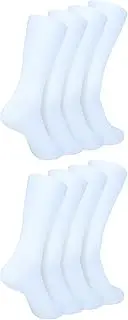 [Zaccai] Women's Dress Socks Casual Lightweight Cotton Socks (4 Pairs)