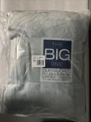 The Big One Supersoft Plush Throw Blanket 60" x 72" Light Blue