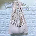 編織網狀手提時尚包 購物袋 環保 布質