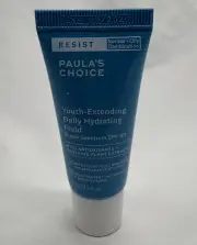 Paula's Choice RESIST Youth-Extending Daily Hydrating Fluid SPF50 .5oz EXP 5/26