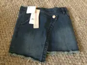 PUMPKIN PATCH blue denim skirt BNWT Size 8