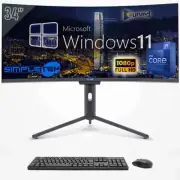 PC All IN One Core I9 12th Gen 34 " Curved FHD Gaming Windows 11 8gb 120gb_