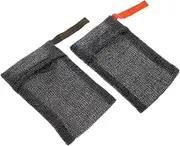 HAKIDZEL 2pcs Foaming Net Bar Soap Mesh Bag for Handmade Soap Exfoliating Mesh Pouch Set