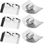 Healeved 6pcs Finger Guards Kitchen Finger Hand Protectors Cutting Protectors Stainless