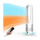 Bladeless Tower Fan, 1400W Space Heater & 40W Cooler Fan Combo with Remote, 8...