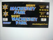 Machesney Park Police Illinois Sheriff Contract Vehicle Decals 1:24