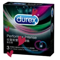 在飛比找蝦皮購物優惠-送1入超薄型 杜蕾斯 Durex 3入裝 雙悅愛潮裝衛生套 