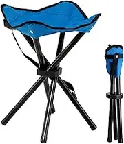 Folding Stool, Portable Camping Stool, Folding Camping Seat, Portable Camping Stool, Portable Stool for Adults, Lightweight Foldable Stool for Outdoor Hiking, Backpacking