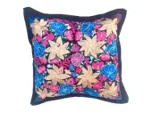 Floral Embroidery Pillow Case. Home Decor Pillow Cushion, Square Pillow Cover