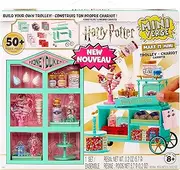 MGA's Miniverse Make It Mini Honeydukes Trolley - Harry Potter Mini Collectibles, 50+ Pieces, DIY, Resin Play, Replica Food, for Collectors & Children Ages 8+, NOT Edible