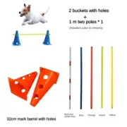 Pet Agility Training Set Jumping Bar Dog Obstacle Training Equipment Hurdle Trai