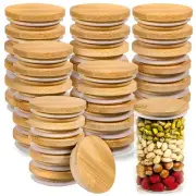 Oui Yogurt Jar Lids, 36 Pack Reusable Canning Jar Lids Round Mason Jar Lids W...