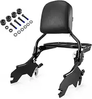 kekykm Low Rider Sport Glide Holdfast Sissy Bar Upright Fit For Harley Softial FXLR FXLRS FXLRST FLSB 2018-2025 Sport Luggage Rack w/Docking Hardware Kit