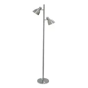 Torres 2 Light Floor Lamp - Nickel