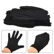 12* Black Cotton Moisturising Glove Liners | Beauty Eczema Dermatitis Psoriasis