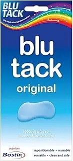 Bostik Blu-tack Blue Mastic Putty Adhesive Non-toxic Economy Extra Large Value Pack Ref 80107