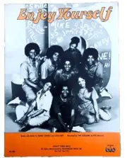 THE JACKSONs Enjoy Yourself ENTIRE FAMILY Michael Janet LaToya sheet music 5