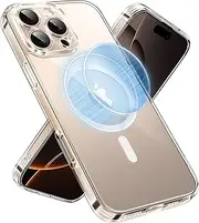 UGREEN Magnetic Case for iPhone 16 Pro Max, MagU Series MagSafe Phone Cover, Revolutionary iCrystal Tech, MIL-Grade Protection, Anti-Scratch, Camera Protective, Ultra Slim Fit, Clear