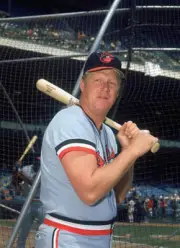 Boog Powell Baltimore Orioles at Yankee Stadium in the Bronx, New - Old Photo