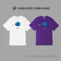 在飛比找蝦皮購物優惠-Levents EARTH tee 白色紫色 T 恤(購買時