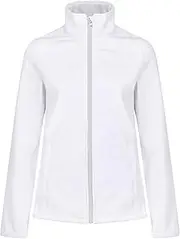 [REGATTA] Standout Womens/Ladies Ablaze Printable Soft Shell Jacket (UK Size: 16) (White/Light Steel)