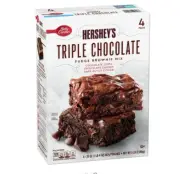 Betty Crocker Hershey’s Fudge Brownie Mix, Triple Chocolate (20 oz., 4 pk.)