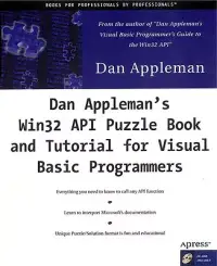 在飛比找博客來優惠-Dan Appleman’s Win32 Api Puzzl