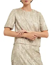 Hobbs London Marlowe Limited Sequined Top