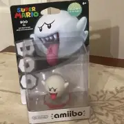 Super Mario Bros. BOO Amiibo Nintendo Switch Glow In The Dark New Factory Sealed
