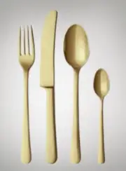Georg Jensen Copenhagen Gold Cutlery Set 16 pcs - BRAND NEW