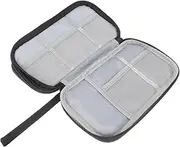 Electronic Organizer Bag Capacity Digital Packing Pouch for Cables Chargers Accessories Dual Design for Travel Storage Stylish with Removable Partition