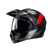 C80 Rox Black Red Adventure Helmet