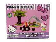 Hello Kitty Campground Build Set--116 Pieces-Figure Included-Brand New