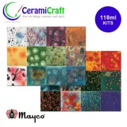 Mayco Jungle Gems & Crystalites Glaze 12 Colour Kits 118ml Cone Fire 06-05