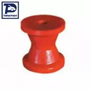 Boat Trailer Red Roller 3" BOW Roller Poly 17mm Bore
