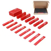 15pcs Woodworking Precision Aluminum Alloy Setup Bars Positioning Blocks Height Gauge Right Angle Tools for Router Table