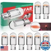 LETINGFAR 194 LED Bulb RED Pack of 10, T10 led bulb, 168 2825 W5W T10 Wedge C