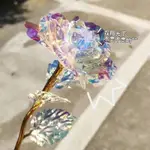 🔥臺灣出貨🔥七彩炫光玫瑰花~ 變幻金箔星空玫瑰花 浪漫永恆 情侶 送家人長輩禮物