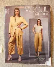 Vogue Patterns V1688 Jacket, Belt and Pants Sz 6 - 14 Uncut
