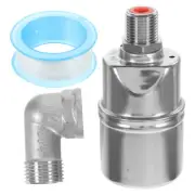Water Floating Valve 1/2 Inch Stainless Steel Water Valve Side Inlet Shut Off