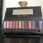 She Nude I Matte Eyeshadow & Shimmer Eyeshadow Palette 14 Colors New
